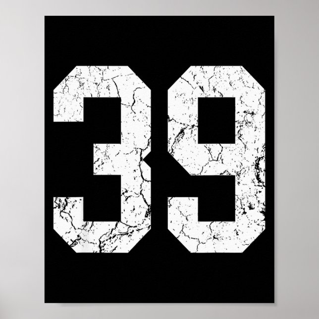 Poster Nge White Number &#;  Jersey Uniform Player Fan  (Frente)