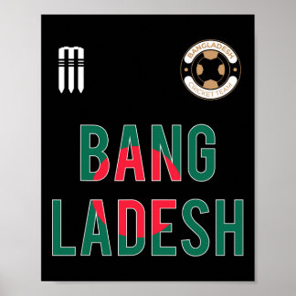 Poster Ngladesh Cricket Ngladeshi Fans Jersey 2