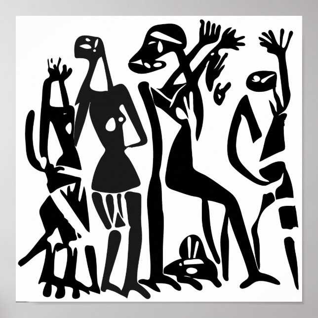 Poster NGUWARA | Talismã de Arte de Poder e Suporte Unive (Frente)