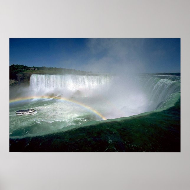 Poster Niagara Falls and Maid of the Mist, New York, USA (Frente)