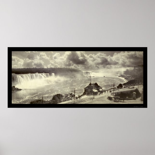 Pôster Niagara Falls, Nova Foto 1909 (Frente)