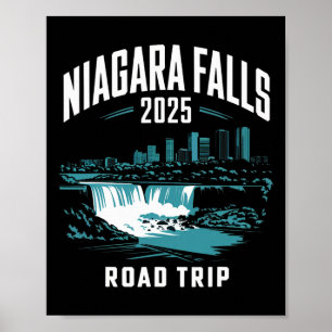 Poster Niagara Falls Road Trip 2025 Family Trip Friends G