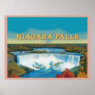 Poster Niagara Falls - Stuning Waterfall Landscape