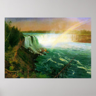 Poster Niagra cai por Bierstadt
