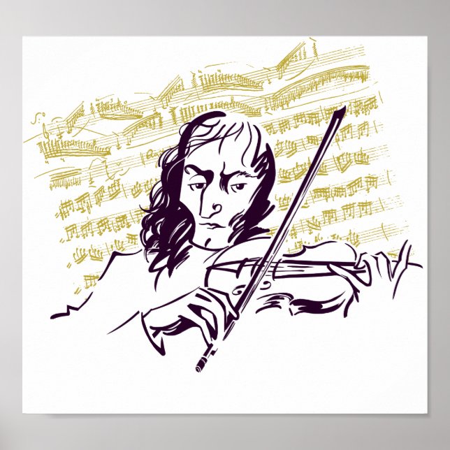 Poster Niccolo Paganini (Frente)