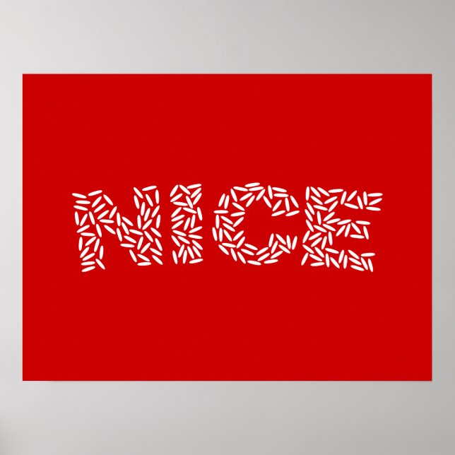 Poster Nice Rice (Frente)