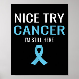 Poster Nice Tente a consciência do Cancer de próstata do 