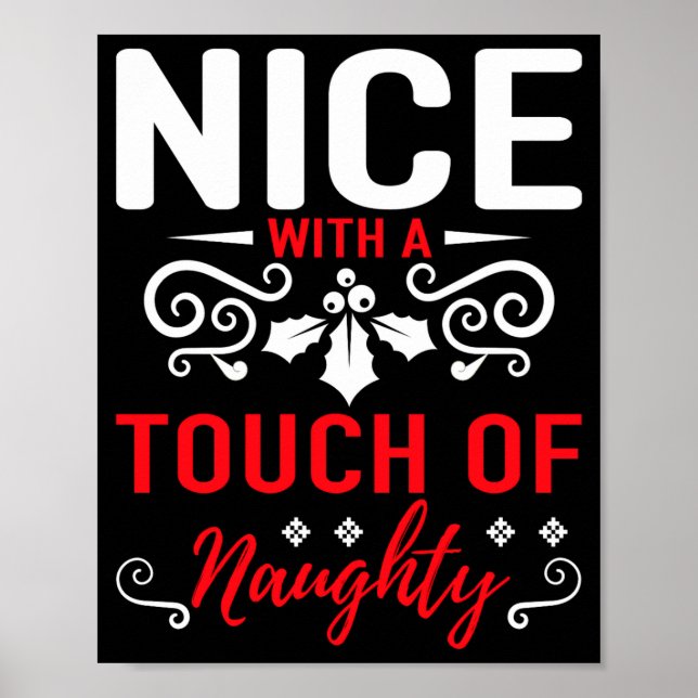 Poster Nice With A Touch Of Naughty  (Frente)