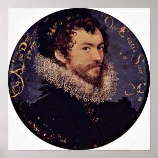 Pôster Nicholas Hilliard - O autorretrato mais antigo