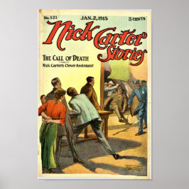 Poster Nick Carter Relata 121 - O Chamado Da Morte