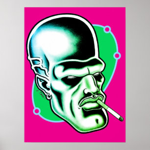 Poster Nick Nebulon™/Rosa Quente
