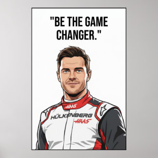 Poster Nico Hülkenberg Racing Vector – Be the Game Change