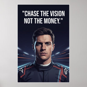 Poster Nico Hülkenberg Racing Vector – Perseguir a Visão