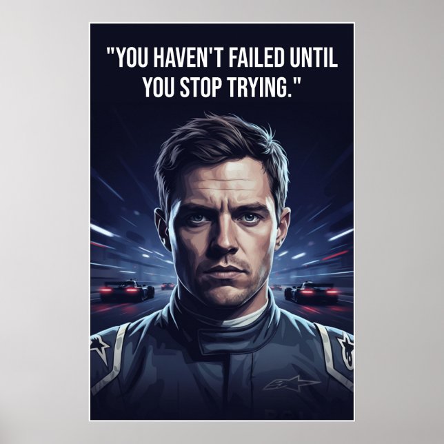 Poster Nico Hülkenberg Racing Vector – You Haven’t Failed (Frente)