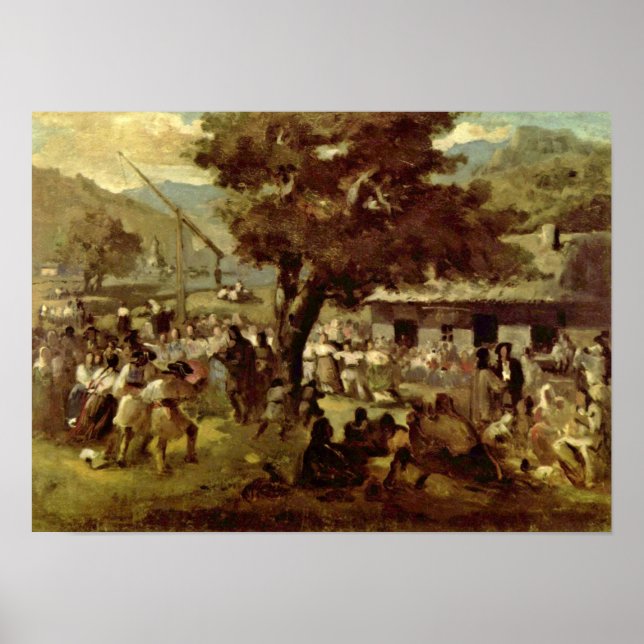 Pôster Nicolae Grigorescu - Hora (Frente)