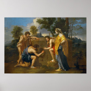 Pôster Nicolas Poussin - e no ego do Arcadia