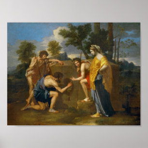 Pôster Nicolas Poussin - e no ego do Arcadia