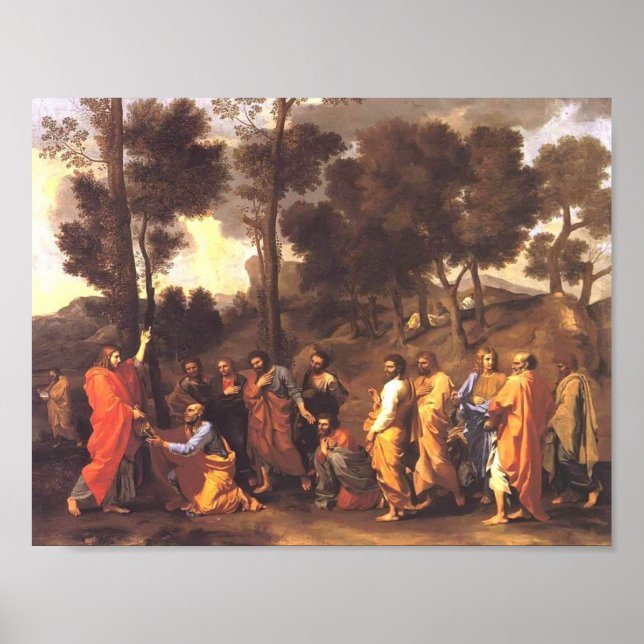 Poster Nicolas Poussin - Ordenação (Frente)