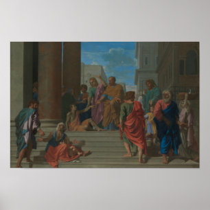 Poster Nicolas Poussin - santos Peter e John