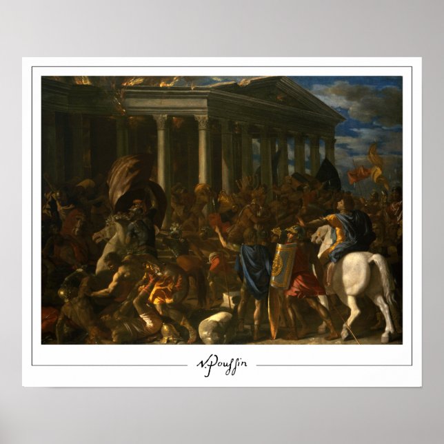 Poster Nicolas Poussin Zedign Cartaz de Arte #24 (Frente)