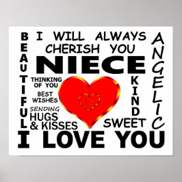 Poster Niece I Love You