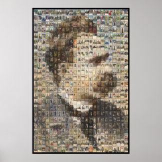 Pôster Nietzsche 24x24 em 3D