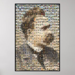 Pôster Nietzsche 24x24 nos Ovals