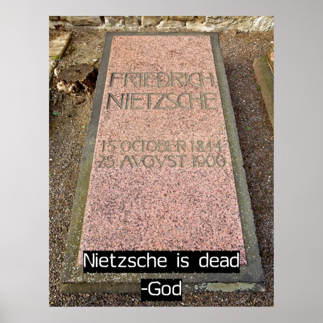 Pôster Nietzsche é Morto (Frente)
