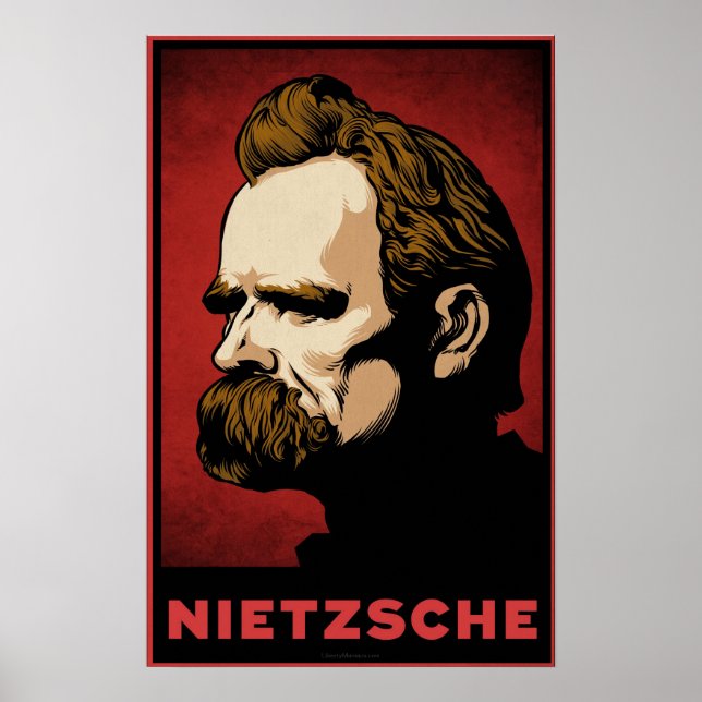 Pôster Nietzsche Print (Frente)