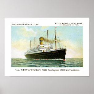Poster Nieuw Amsterdam de 1906