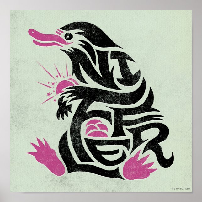 Poster NIFFLER™ Typography Graphic (Frente)