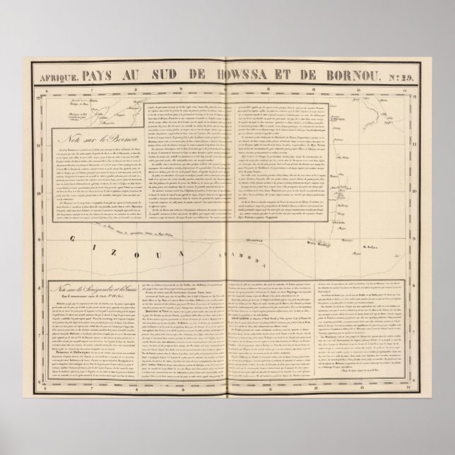 Poster Nigéria, Camarões (Frente)