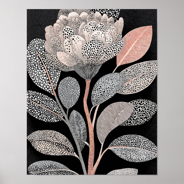 Poster Night Bloom #12 = Download Digital 4x5 (Frente)