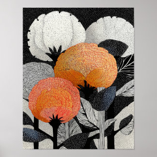 Poster Night Bloom #2 - Download Digital 4x5