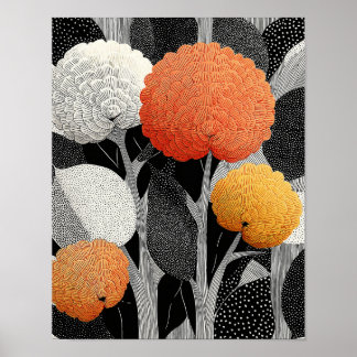 Poster Night Bloom #5 - Download Digital 4x5