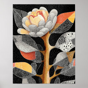 Poster Night Bloom #9 - Download Digital 4x5