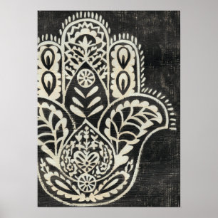 Poster Night Hamsa
