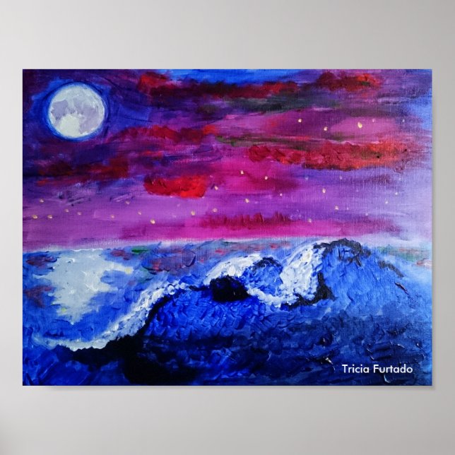 Poster Night landscape (Frente)