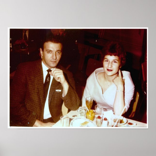 Pôster Night Out em Baltimore com Bob e Pam - 1960 (Frente)