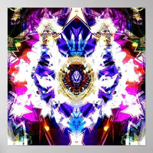 Pôster Night Sky Mandala 1 (Frente)