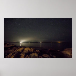 Poster Night Sky sobre Gouldsboro Bay, Maine