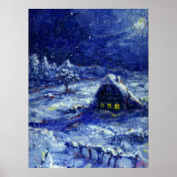 Night. Winter. Russia