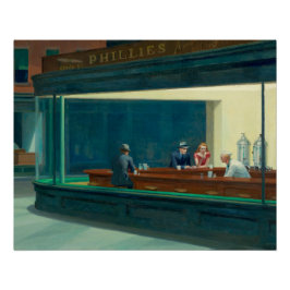 Pôster Nighthawks 1942 por Edward Hopper