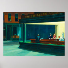 Poster Nighthawks, 1942 por Edward Hopper