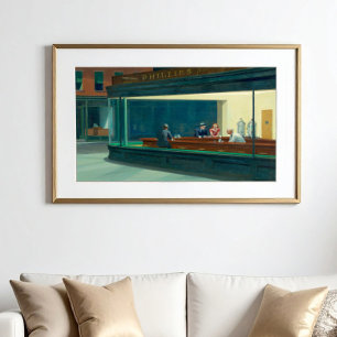 Pôster Nighthawks 1942 por Edward Hopper