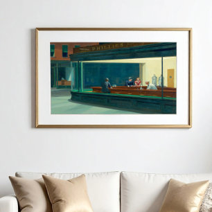 Pôster Nighthawks 1942 por Edward Hopper