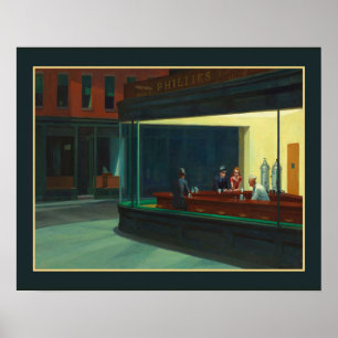 Poster "Nighthawks" Edward Hopper