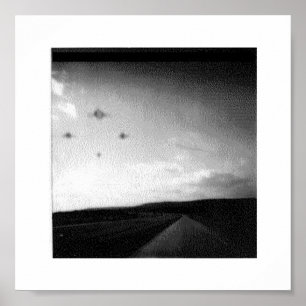 Poster Nighttime UFOs