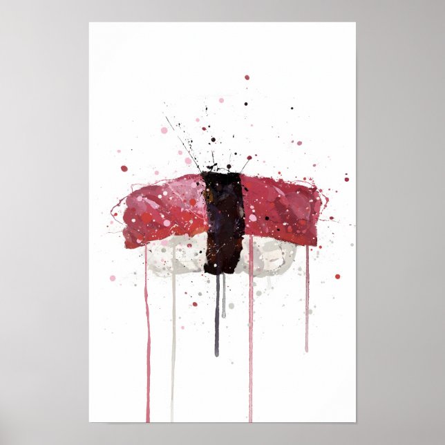 Poster Nigiri de Atum Sushi (Frente)