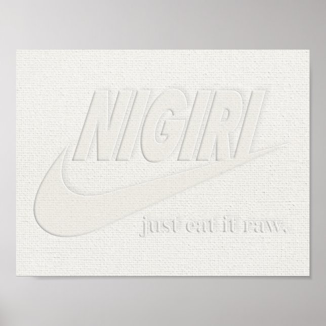 Poster Nigiri Embossed Parody (Frente)